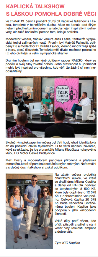 ČLÁNEK ZE ZPRAVODAJE 7/2025 - PRVNÍ část