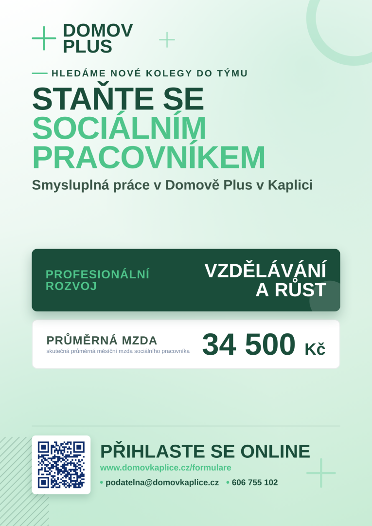 INZERÁT- sociální pracovník INZERÁT- sociální pracovník