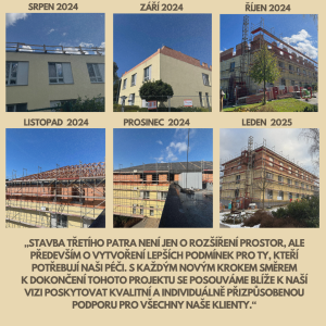 stavba třetího patra - fotografie 